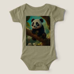 Panda i det förtrollade trädet t shirt