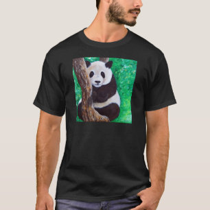 Panda i ett träd målning tröja