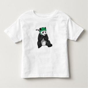 Panda i Ice hockey med ishockeyklubb T Shirt