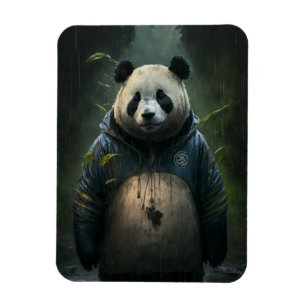 Panda i Rain Magnet
