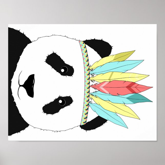 Panda i stil poster (Framsidan)