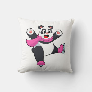Panda Ice-skridskor Kudde