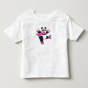 Panda Ice-skridskor T Shirt