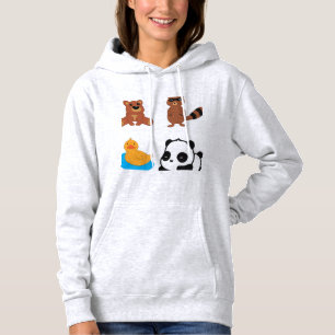 Panda illustration design Hoodie T Shirt
