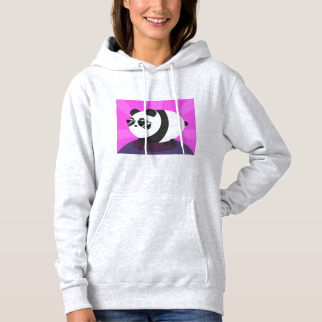Panda illustrationsdesign Hoodie T Shirt (Framsida)