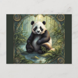 Panda im Wald Vykort