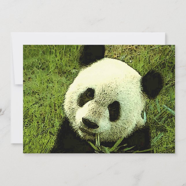 Panda-inbjudan Inbjudningar (Framsida)