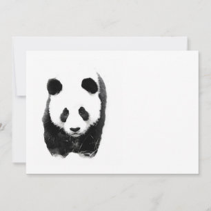 Panda-inbjudningar Inbjudningar