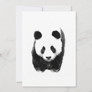 Panda-inbjudningar Inbjudningar