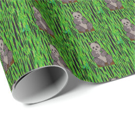 Panda - Inpackningspapper Presentpapper