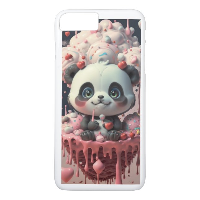 Panda iPhone Cover-design Case-Mate iPhone Skal (Baksida)