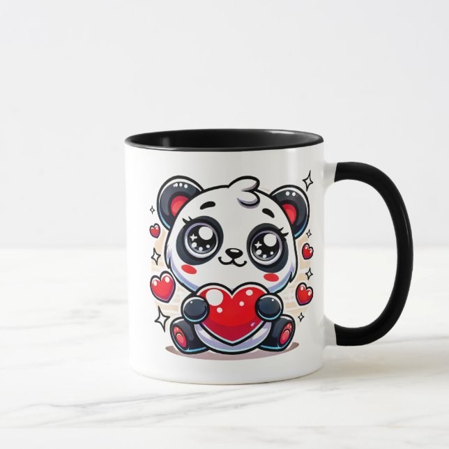 Panda joli coeur. mugg (Höger)
