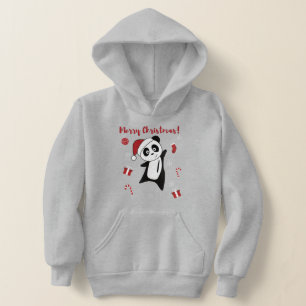Panda jul Snö Winter Animals Pandas Hoodie T Shirt