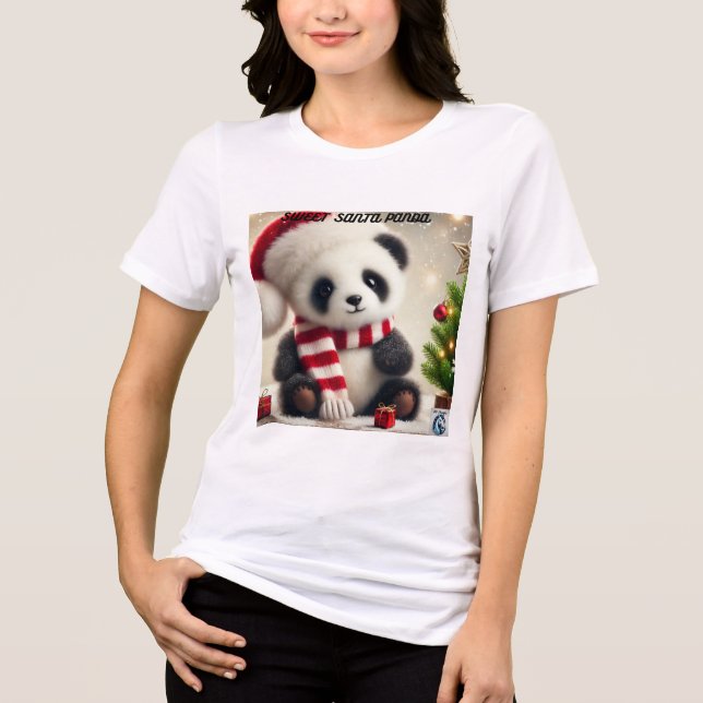 Panda-jul T Shirt (Framsida)