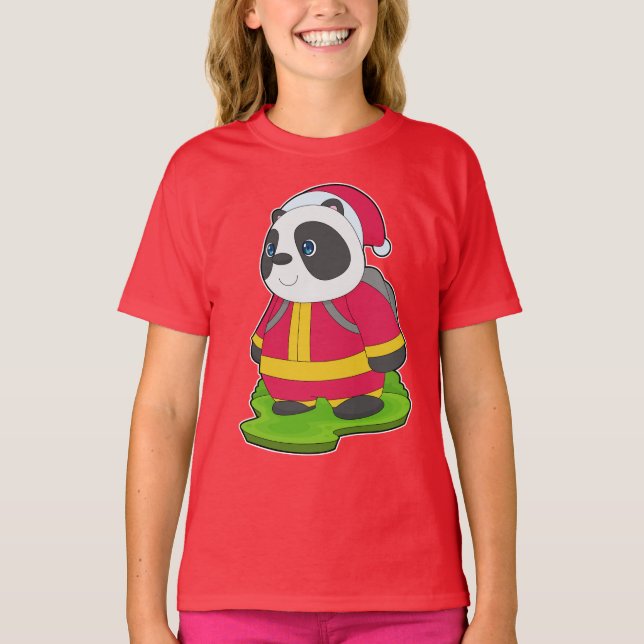 Panda-julbrandavdelningen T Shirt (Framsida)