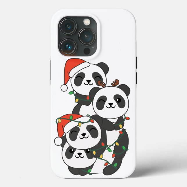 Panda Julgran jul Animals Pandas (Baksida )