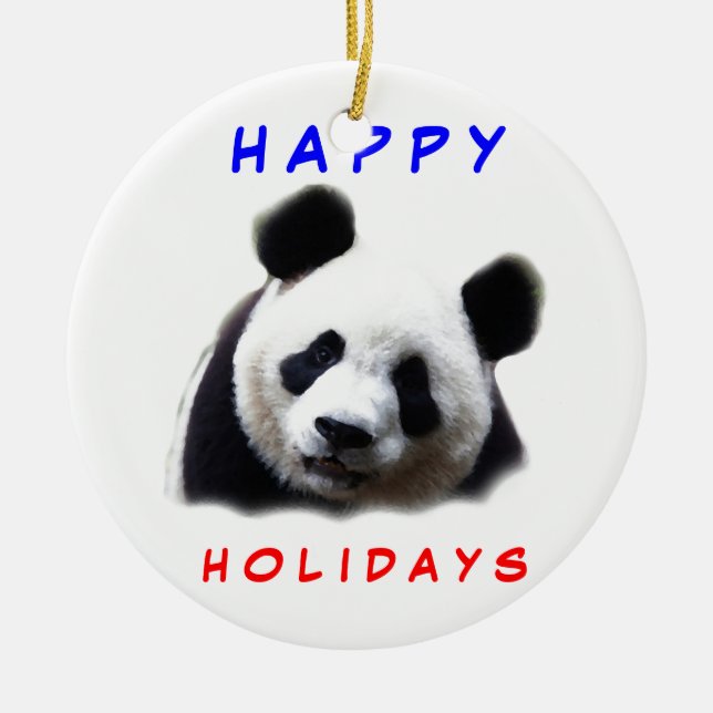 Panda Julgran Ornament (Framsidan)
