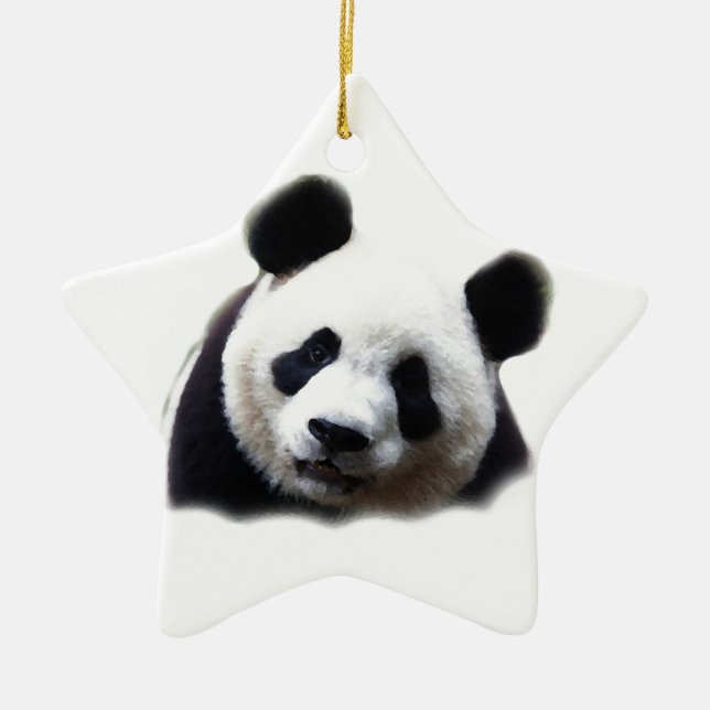 Panda Julgransprydnad Keramik (Framsidan)