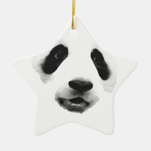 Panda Julgransprydnad Keramik