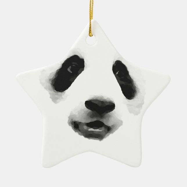 Panda Julgransprydnad Keramik (Framsidan)
