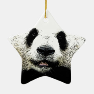 Panda Julgransprydnad Keramik