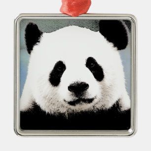 Panda Julgransprydnad Metall