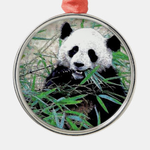 Panda Julgransprydnad Metall