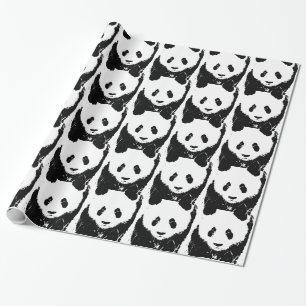 Panda-julklapp - packa presentpapper