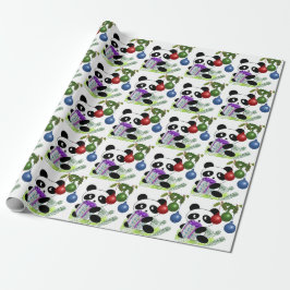 Panda Julklapp Presentpapper