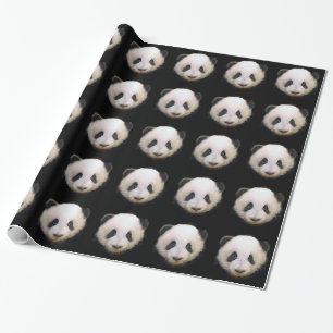 Panda julklappsinslagningspapper presentpapper