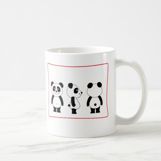 panda kaffemugg (Höger)