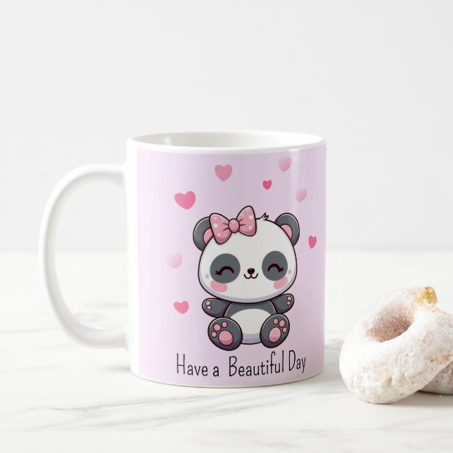 Panda  kaffemugg (Med munk)