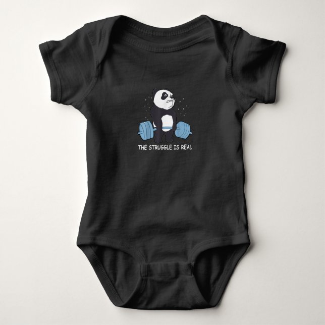 Panda Kamle är en riktig skulptur. T Shirt (Framsida)