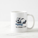Panda Kampen är verklig viktningsförmåga G Kaffemugg<br><div class="desc">Panda! Kampen är äkta viktande Fitness Gym Funny 1</div>