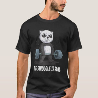 Panda Kampen är verklig viktningsförmåga G T Shirt