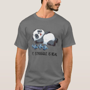 Panda Kampen är verklig viktningsförmåga G T Shirt