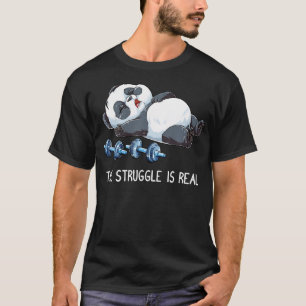 Panda Kampen är verklig viktningsförmåga G T Shirt