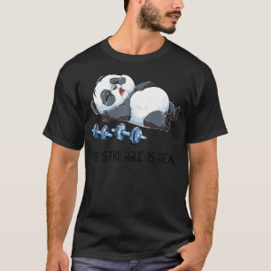 Panda Kampen är verklig viktningsförmåga G T Shirt