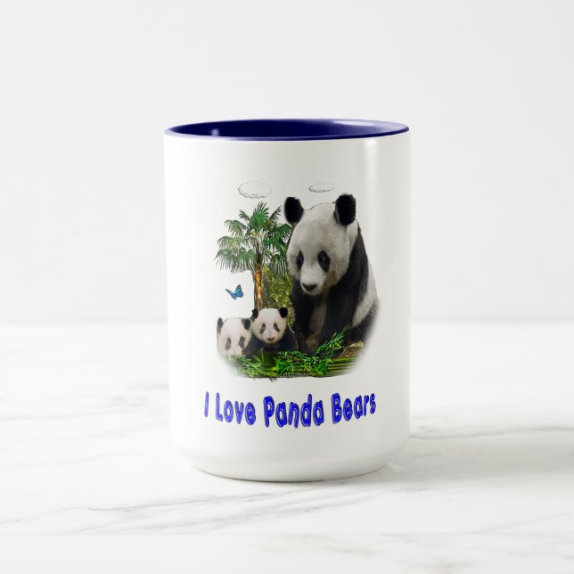 Panda Kärlek art Mugg (Center)