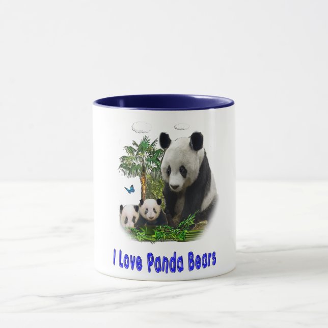 Panda Kärlek art Mugg (Center)
