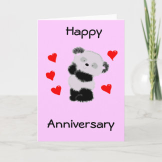 Panda kärlek kort