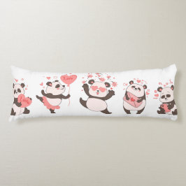 Panda Kärlek Kroppskudde