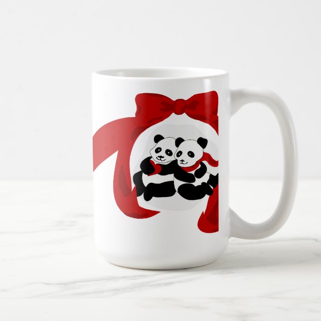 Panda Kärlek Mugg (Höger)