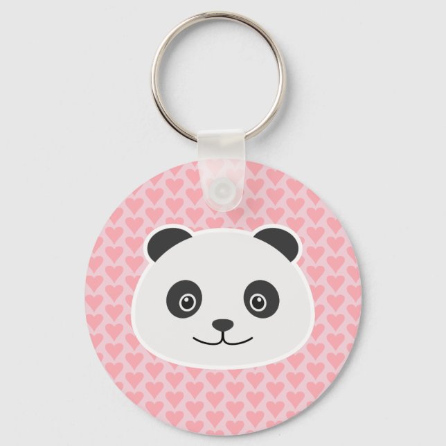 Panda kärlek nyckelring (Framsida)