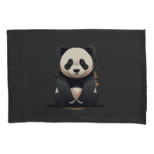 Panda Kärlek Pillowcase