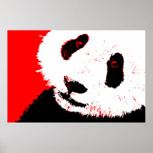panda kärlek poster