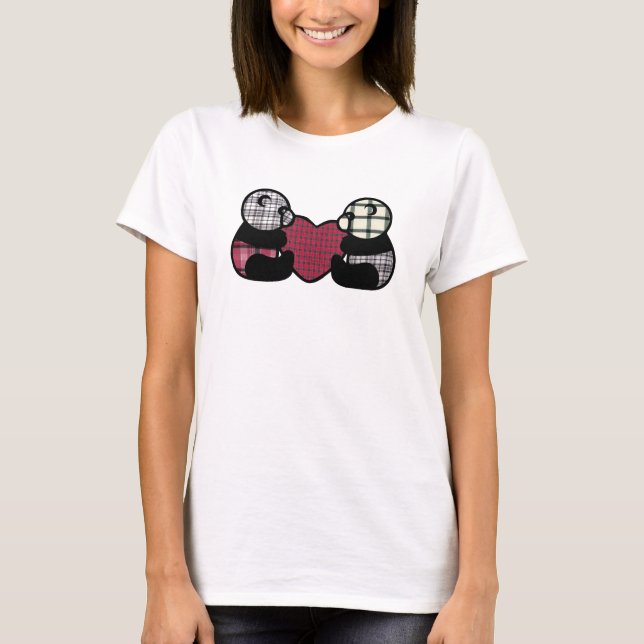 Panda Kärlek Shirt Tröja (Framsida)