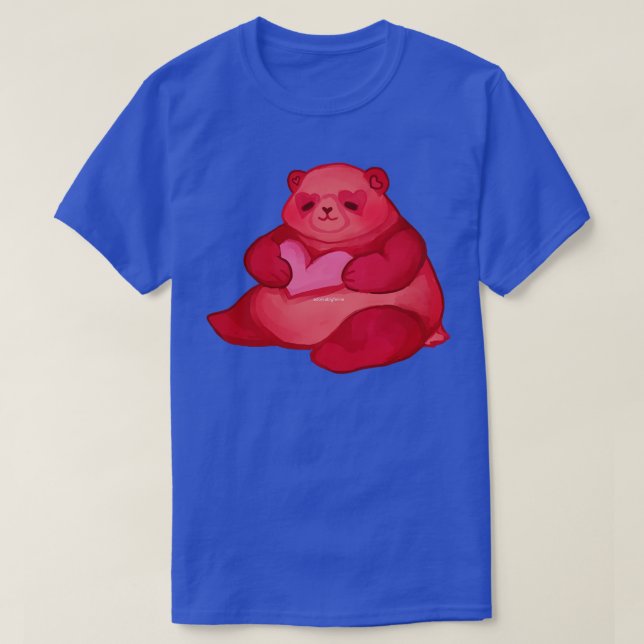 Panda Kärlek T Shirt (Design framsida)