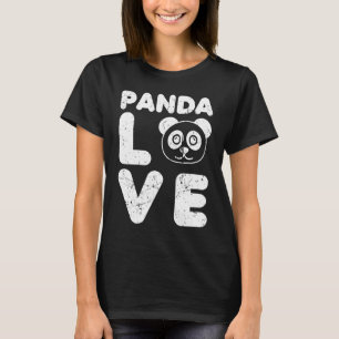 Panda kärlek t shirt