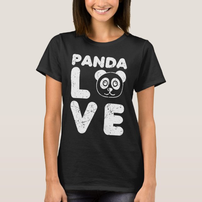 Panda kärlek t shirt (Framsida)